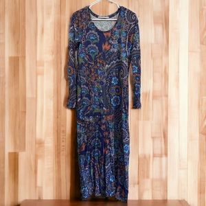 Peruvian Connection Long Sleeve Dress Women’s Small